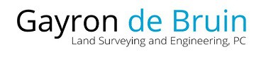 Logo for Gayron de Bruin Land Surveying and Engineering, PC